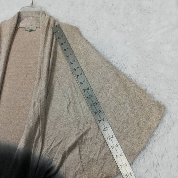 Status By Chenault Womens Cardigan Sweater Multicolor Ombre Short Sleeve M New - Picture 3 of 7